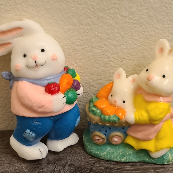 Vintage Easter Bunny Candles - Picture 2 of 7